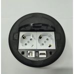 Masa Üstü Priz Siyah+ 2 Ad. Priz+1 Ad. Hdmı+1 Ad. Ethernet Geçiş