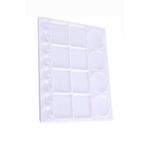 Masa Üstü Resim Paleti 1 Adet 20 Hazneli Boya Paleti 25X33 cm Sanatsal Boyalar İçin Büyük Palet Akrilik Boya Yağlı Boya Guaj Boya