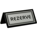 Masa Üstü Rezerve Yazısı Otel Kafe Restorant Büfe