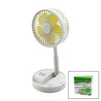 MASA ÜSTÜ VANTİLATÖR USB ŞARJIL KATLANIR FAN=13.6CM - UZAYAN AYAK=11-16CM 180 DERECE TELEFONLUKLU GS-275 (5250)