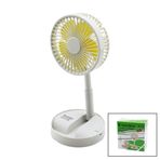 MASA ÜSTÜ VANTİLATÖR USB ŞARJIL KATLANIR FAN=13.6CM - UZAYAN AYAK=11-16CM 180 DERECE TELEFONLUKLU GS-275 (5264)
