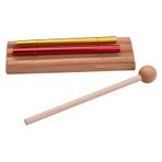 Masa üstü Zil, Alüminyum çubuklar Rüzgar Zili Müzikal Perküsyon enstrümanı, Sınıf Yönetimi Için Tokmak, Müzikal Yetenek Geliştirmek, Meditasyon şemine (2 tonlu)