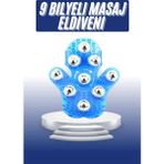 Masaj Aleti El Şeklinde Omuz Bacak Bilyeli Masaj Eldiveni El Şekilli - 5693-7269