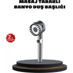 Masaj Uçlu Yüksek Basınçlı Duş Başlığı Spa Etkili Midastech - Çok Renkli