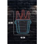 Masal Bira Kovası Neon Işıklı Dekoratif Tablo & Tabela