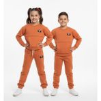 Masal Dünyası Bursa Armalı 3 Iplik Şardonlu Kumaş Unisex Alt Üst Takım 3-8 Yaş - Turuncu - 4 - 5 Yaş