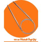 Masal Örgü Evi Çelik Telli Misinalı 100 cm Örgü Şişi - 3 mm