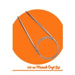 Masal Örgü Evi Sultan / Yabalı Çelik Telli Misinalı 100 Cm Örgü Şişi