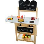 Masal Oyuncak Ahşap Mutfak Seti 5-7 Yaş Çocuklar İçin Eğlenceli Oyun Deneyimi - Sarı