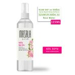 Masala Gül Suyu 125 ml %100 Saf Doğal Yağlı Hidrosol - Tonik Rose Floral Water Hydrosol Tonic