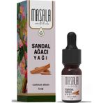 Masala Sandal Ağacı Yağı 5 ml – %100 Saf ve Doğal Sandalwood Uçucu Yağı, Distilasyon