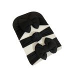 MASALBABY Kız Bebek Bone Seti & Kız Bebek Saç Bandı Seti/Kız Bebek Hediyelik (siyah)