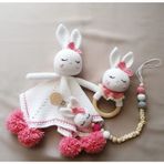 Masalımsı Uyku Arkadaşı Seti Amigurumi Organik Oyuncak