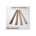 Masall Ahşap Konik 44Cm Ayak Zigon Sehpa 4Lük Puf ,Tabure,Komidin,Orta Sehpa,Benç. Ayak