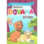 Masallı Boyama Kitabı 5'li Set (Değerler Eğitimi Destekli) - ( 3 - 6 Yaş )