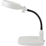 Masaüstü 10X LED Işıklı Büyüteç Okuma El Sanatları Onarım Büyüteç 7765 - Çok Renkli - Düz - Standart