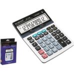 Masaüstü 12 Hane Hesap Makinesi, Kullanışlı ve Pratik, SB-1299 - Seçenek 1 - Antrasit