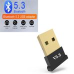 Masaüstü Bilgisayar Bluetooth Aparatı Çevirici Mini Bluetooth Adaptör Dongle 5,3 Yeni Nesil 1 Adet