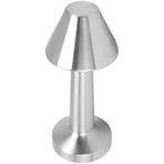 Masaüstü Dokunmatik Lamba Şarjlı 24 Saat Şarj Süresi Yumuşak Işık Otel Restoran Kullanımına Uygun Kitap Okuma Işığı Salon Yatak Odası Aydınlatma 23Cm X 9Cm Mnt1 (Silver)
