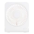 Masaüstü Fanları, USB -BureAbltentilator Lage RUIS Taşınabilir Ev İçin Şarj Edilebilir (WHITE)
