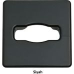 Masaüstü Kablo Kanalı Deliği Kapağı, Kare, Siyah 6 cm - 1 Adet