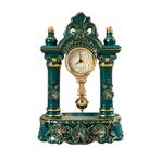 Masaüstü Saat Luxury European-style Ceramic Clock Porch TV Cabinet Fireplace Decorative Clock Exquisite Ornaments Şömine Saatleri
