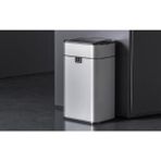 Mase Mode Sensörlü Çelik Çöp Kovası 50 Litre( Çift Yana Açılır Kapak)