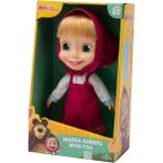 Masha & Koca Ayı Kıyafetleri Değiştirilebilen Masha Bebek Doğum Günü Bebeği - 23 cm - Model 1 - Çok Renkli