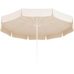 Masho Trend 2 Metre Tek Renk Polyester Kumaş Plaj Şemsiyesi - 2 Metre Balkon Şemsiyesi - Bahçe Şemsiyesi - 2 x 2 m - Bej