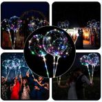 Masho Trend 3 Fonksiyonlu Balonlu Led - Işıklı Balon Fonksiyonlu Saplı Şeffaf Işıklı Çubuklu Balon