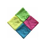 Masho Trend 30 x 30 cm 4 Lü Mikrofiber Bez - Temizlik Bezi - Cila Bezi - Renkli
