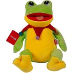 Masho Trend 45 cm Oturan Kurbağa - Uyku Arkadaşı - Peluş Kurbağa - Karışık Çok Renkli