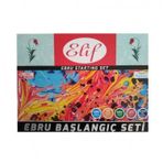 Masho Trend Ebru Başlangıç Seti - Kitre Ebru Kağıdı Pratik Ebru Sanatı Seti - Ebru Boyama Seti