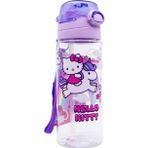 Masho Trend Hello Kitty Şeffaf Matara 500ml - Hello Kitty Çocuk Suluk - Lisanslı Hello Kitty Matara Pipetli Suluk