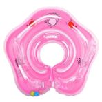 Masho Trend Pembe Zilli Bebek Yüzme Boyun Simidi Emniyet Kilitli Bebek Simiti Bebek Boyunluk Deniz Boyunluğu