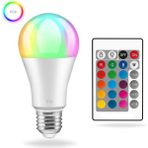 Masho Trend Renk Değiştiren LED Ampul - Dimmerli 9W Rgb - Uzaktan Kumandalı LED Ampul Renkli Ampül - Beyaz - 1 - 10 W