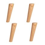 Masif Ahşap Koltuk Ayakları Değiştirme 4'lü Set (70 CM/27,6 inç) Kanepe Sandalye Sehpa Dolabı için Dayanıklı Mobilya Ayakları Ev Dekoru Yükseltmesi için