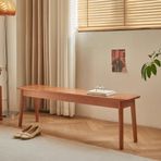 Masif Ahşap Yemek Tezgahı Çiftlik Evi Giriş Koltuğu Yatak Odası için Dar Mutfak Masası Yatak Tezgahının Sonu 100 cm (39,4 inç) Rustik Ahşap Mobilya Koridor ve Yemek Odası için
