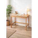Masif Çam Ahşap 50X70 Çalışma Masası El Yapımı Minimal Doğal Masa, Dayanıklı Yazı Masası, Bilgisayar Masası, Ofis Masası