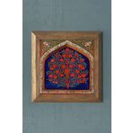 Masif Çerçeveli Nar Ağacı Bereket Taş Tablo Oscar Stone Decor 28X28 cm