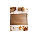 Masif Et Tahtası Steak Board - Oluklu Doğrama Tahtası Büyük Boy 40 x 27,5 cm Tek Parça - Yekpare