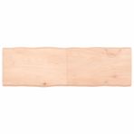 Masif Meşe Kare Masa Üstü 40 x 40 x 4 cm Bitmemiş Doğal Ahşap Levha, Canlı Kenarlı, Rustik Ahşap Masa Üstü Kendin Yap Projesi veya Değiştirme için Üst Ham Ahşap Tahta Yemek Masası veya Kabin için