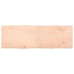 Masif Meşe Kare Masa Üstü 40 x 40 x 4 cm İşlenmemiş Doğal Ahşap Tahta, Canlı Kenarlı, Rustik Ahşap Masa Üstü Yemek Masası veya Sehpa için, Kendin Yap Mobilyaları için Ham Ahşap Döşeme Tahtası