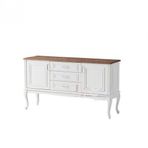 Masifart KNS15 160 cm Masif Tablalı Çekmeceli Country Konsol