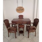Masifart Obre Ahşap Ofis Takımı Çalışma Masası Grubu 5 Parça - 120 x 70 cm - Renkli