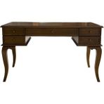 Masifart Orfe Ahsap Calisma Masası 140 cm Ceviz - 140 x 75 cm - Renkli