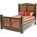 Masifart Pinea Tek Kişilik Ağaç Karyola Masif Ahşap Eskitme - Çok Renkli - 180 x 114 cm