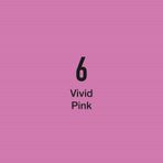 Masis 06 Twin Canlı Pembe Çift Taraflı Grafik Marker Kalem