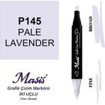 Masis 145 Açık Lavanta Çift Uçlu Marker Grafik Çizim Kalemi