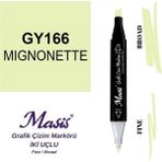 Masis 166 Muhabbet Çiçeği Çift Uçlu Marker Grafik Çizim Kalemi